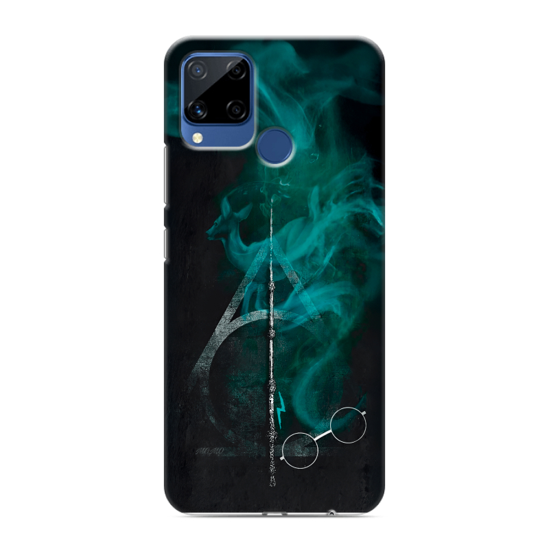 Пластиковый чехол на Realme C15 с принтом Гарри Поттер Harry Potter Пластиковый чехол на Realme C15 с принтом Гарри Поттер Harry Potter