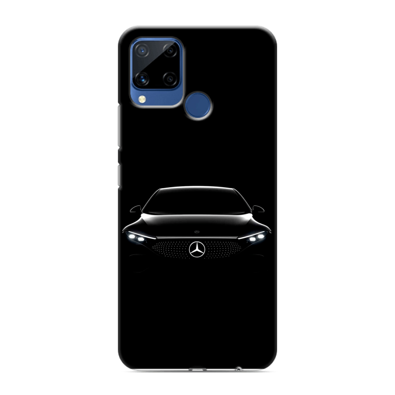 Силиконовый чехол на Realme C15 с принтом Mercedes Мерседес Силиконовый чехол на Realme C15 с принтом Mercedes Мерседес