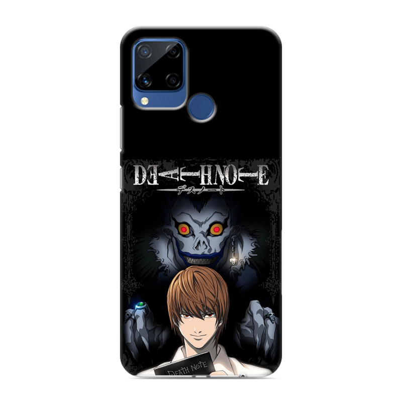 Пластиковый чехол на Realme C15 с принтом Death note Тетрадь смерти Пластиковый чехол на Realme C15 с принтом Death note Тетрадь смерти