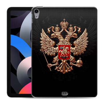Силиконовый чехол на планшета Ipad Air (2020) с принтом Герб России Силиконовый чехол на планшета Ipad Air (2020) с принтом Герб России