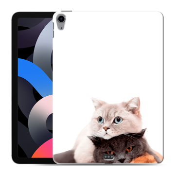 Силиконовый чехол на планшета Ipad Air (2020) с принтом Кошки Силиконовый чехол на планшета Ipad Air (2020) с принтом Кошки