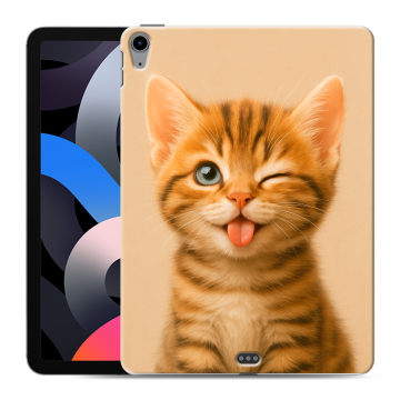 Силиконовый чехол на Ipad Air (2020) с принтом котенок Силиконовый чехол на Ipad Air (2020) с принтом котенок