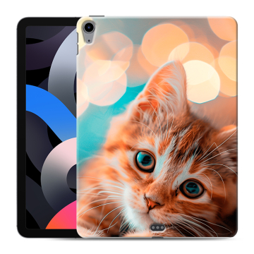 Силиконовый чехол на Ipad Air (2020) с принтом котик Силиконовый чехол на Ipad Air (2020) с принтом котик