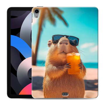 Силиконовый чехол на Ipad Air (2020) с принтом Капибара