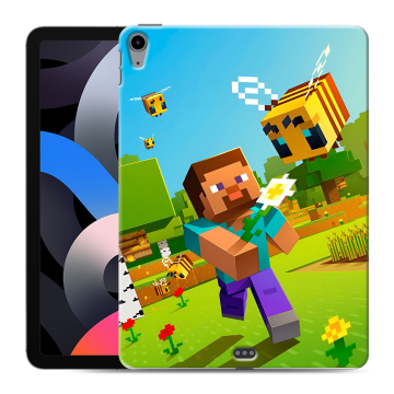 Силиконовый чехол на Ipad Air (2020) с принтом Майнкрафт Minecraft