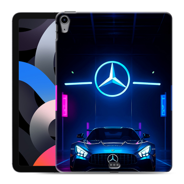 Силиконовый чехол на Ipad Air (2020) с принтом Mercedes Мерседес Силиконовый чехол на Ipad Air (2020) с принтом Mercedes Мерседес