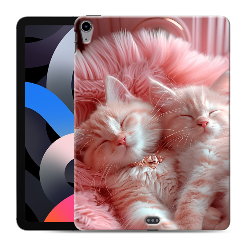 Силиконовый чехол на Ipad Air (2020) с принтом котята котики Силиконовый чехол на Ipad Air (2020) с принтом котята котики