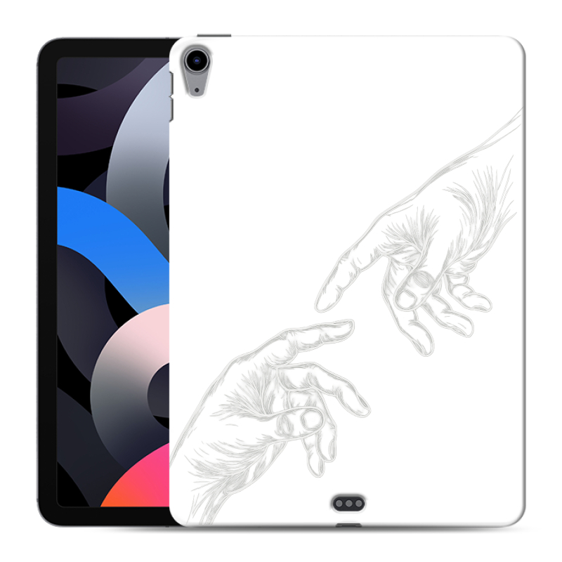 Силиконовый противоударный чехол на Ipad Air (2020) с принтом Сотворение мира Силиконовый противоударный чехол на Ipad Air (2020) с принтом Сотворение мира