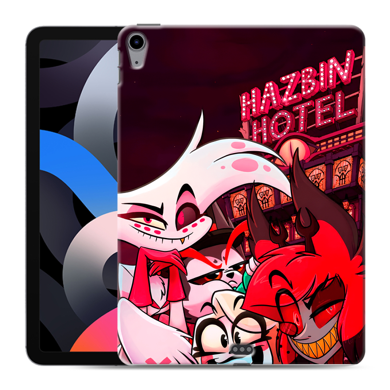 Силиконовый чехол на Ipad Air (2020) с принтом Hazbin Hotel Отель Хазбин Силиконовый чехол на Ipad Air (2020) с принтом Hazbin Hotel Отель Хазбин
