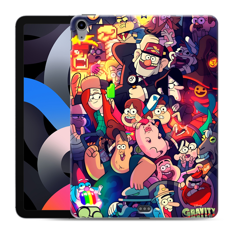 Силиконовый противоударный чехол на Ipad Air (2020) с принтом Gravity Falls Гравити Фолз Силиконовый противоударный чехол на Ipad Air (2020) с принтом Gravity Falls Гравити Фолз