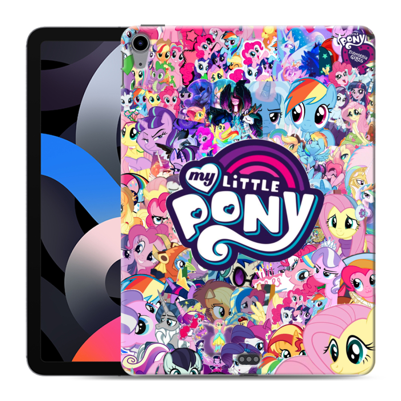 Силиконовый чехол на Ipad Air (2020) с принтом My little pony Дружба чудо Силиконовый чехол на Ipad Air (2020) с принтом My little pony Дружба чудо