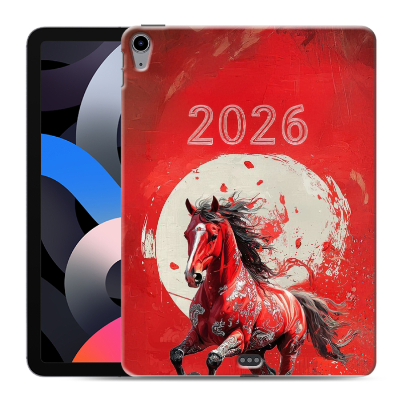 Силиконовый чехол на Ipad Air (2020) с принтом Новый год Силиконовый чехол на Ipad Air (2020) с принтом Новый год