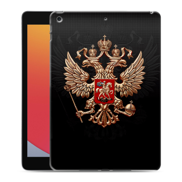 Силиконовый чехол на планшета Ipad 10.2 (2020) с принтом Герб России