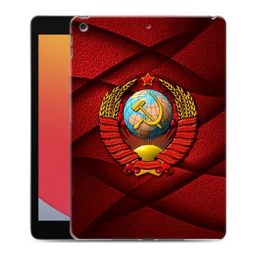 Силиконовый чехол на планшета Ipad 10.2 (2020) с принтом Герб СССР
