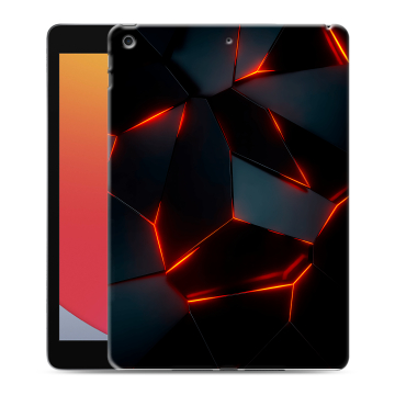 Силиконовый чехол на планшета Ipad 10.2 (2020) с принтом Яркие абстракции