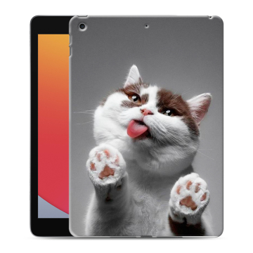 Силиконовый чехол на планшета Ipad 10.2 (2020) с принтом Коты