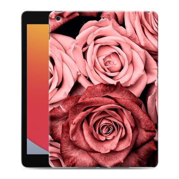 Силиконовый чехол на планшета Ipad 10.2 (2020) с принтом Цветы розы