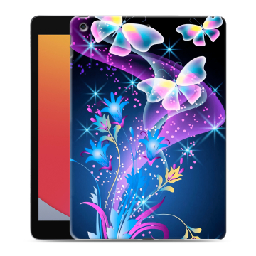 Силиконовый чехол на Ipad 10.2 (2020) с принтом Бабочки