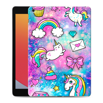 Силиконовый чехол на Ipad 10.2 (2020) с принтом Единороги