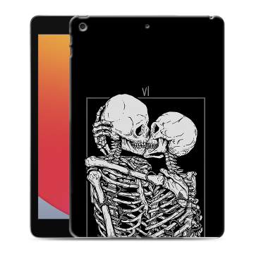 Силиконовый чехол на Ipad 10.2 (2020) с принтом Поцелуй скелетов