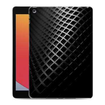 Силиконовый чехол на Ipad 10.2 (2020) с принтом Текстура металла