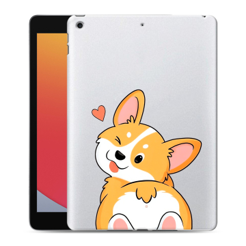 Силиконовый чехол на Ipad 10.2 (2020) с принтом Корги