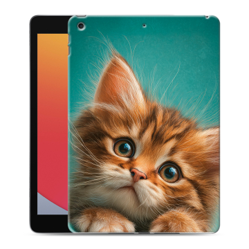 Силиконовый чехол на Ipad 10.2 (2020) с принтом котенок