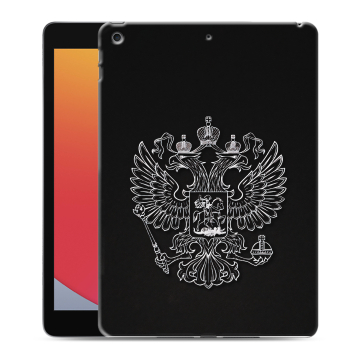 Силиконовый чехол на Ipad 10.2 (2020) с принтом Герб России