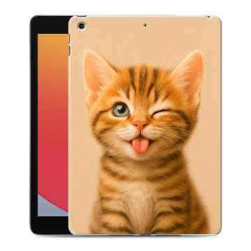 Силиконовый чехол на Ipad 10.2 (2020) с принтом котенок
