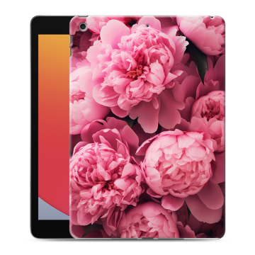 Силиконовый чехол на Ipad 10.2 (2020) с принтом цветы пионы