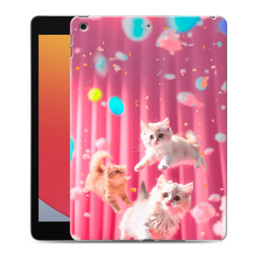 Силиконовый чехол на Ipad 10.2 (2020) с принтом милые котики Силиконовый чехол на Ipad 10.2 (2020) с принтом милые котики