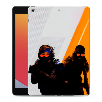 Силиконовый чехол на Ipad 10.2 (2020) с принтом Контер страйк Counter strike