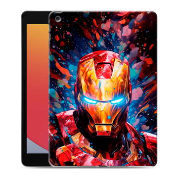 Силиконовый чехол на Ipad 10.2 (2020) с принтом Железный человек Ironman