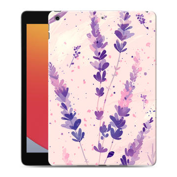 Силиконовый чехол на Ipad 10.2 (2020) с принтом цветы лаванда