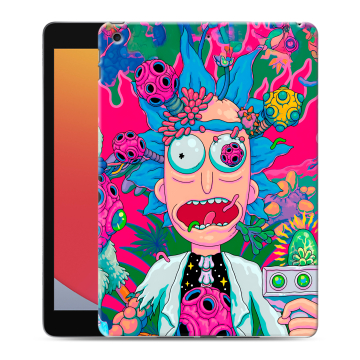 Силиконовый чехол на Ipad 10.2 (2020) с принтом Рик и Морти Rick Morty