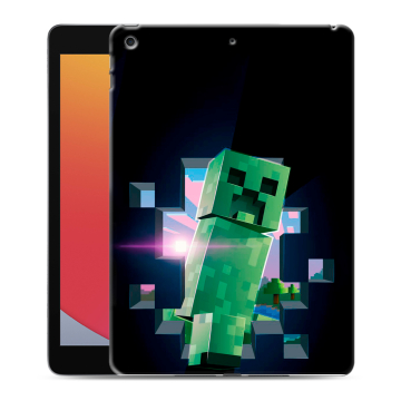 Силиконовый чехол на Ipad 10.2 (2020) с принтом Майнкрафт Minecraft
