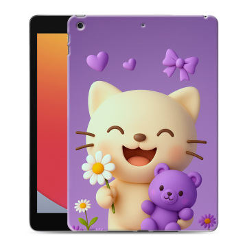 Силиконовый чехол на Ipad 10.2 (2020) с принтом для девочек