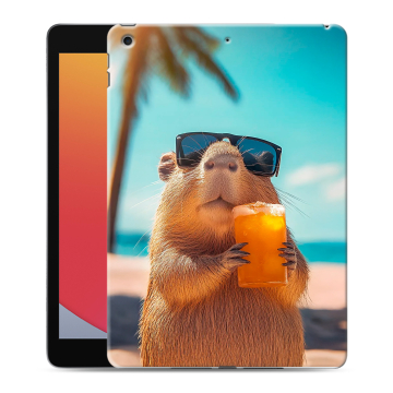 Силиконовый чехол на Ipad 10.2 (2020) с принтом Капибара
