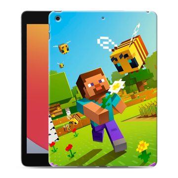 Силиконовый чехол на Ipad 10.2 (2020) с принтом Майнкрафт Minecraft