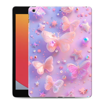 Силиконовый чехол на Ipad 10.2 (2020) с принтом Бабочки