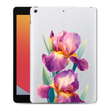 Силиконовый чехол на Ipad 10.2 (2020) с принтом Цветы орхидеи Силиконовый чехол на Ipad 10.2 (2020) с принтом Цветы орхидеи