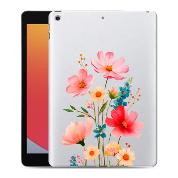 Силиконовый чехол на Ipad 10.2 (2020) с принтом Цветы Силиконовый чехол на Ipad 10.2 (2020) с принтом Цветы
