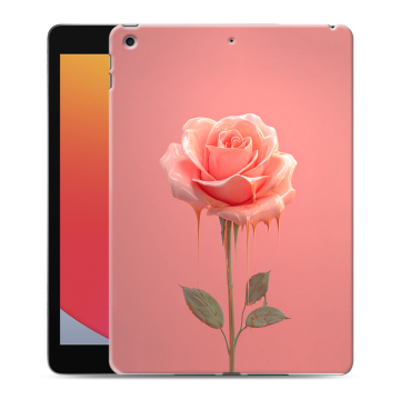 Силиконовый чехол на Ipad 10.2 (2020) с принтом Розовая роза Силиконовый чехол на Ipad 10.2 (2020) с принтом Розовая роза