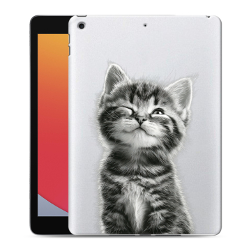 Силиконовый чехол на Ipad 10.2 (2020) с принтом Котенок