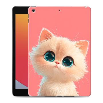 Силиконовый чехол на Ipad 10.2 (2020) с принтом Розовый котенок Силиконовый чехол на Ipad 10.2 (2020) с принтом Розовый котенок