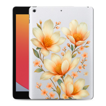 Силиконовый чехол на Ipad 10.2 (2020) с принтом Цветы Силиконовый чехол на Ipad 10.2 (2020) с принтом Цветы