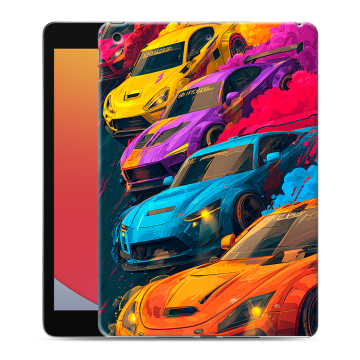 Силиконовый чехол на Ipad 10.2 (2020) с принтом Тачки Силиконовый чехол на Ipad 10.2 (2020) с принтом Тачки