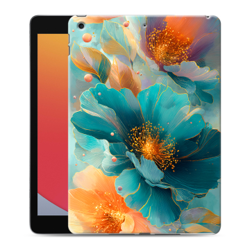 Силиконовый чехол на Ipad 10.2 (2020) с принтом Цветы Силиконовый чехол на Ipad 10.2 (2020) с принтом Цветы