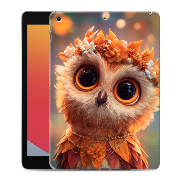 Силиконовый чехол на Ipad 10.2 (2020) с принтом Милая сова
