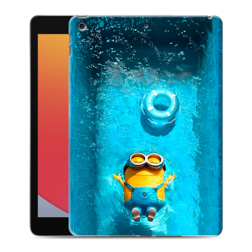 Силиконовый чехол на Ipad 10.2 (2020) с принтом Миньоны Силиконовый чехол на Ipad 10.2 (2020) с принтом Миньоны
